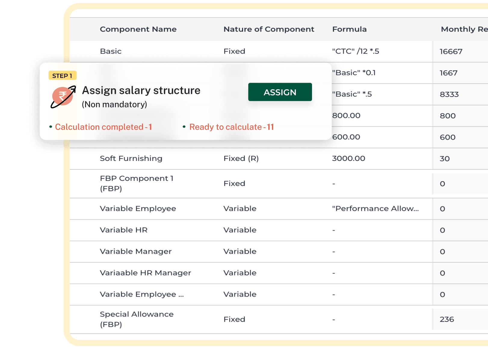 Salary Structure