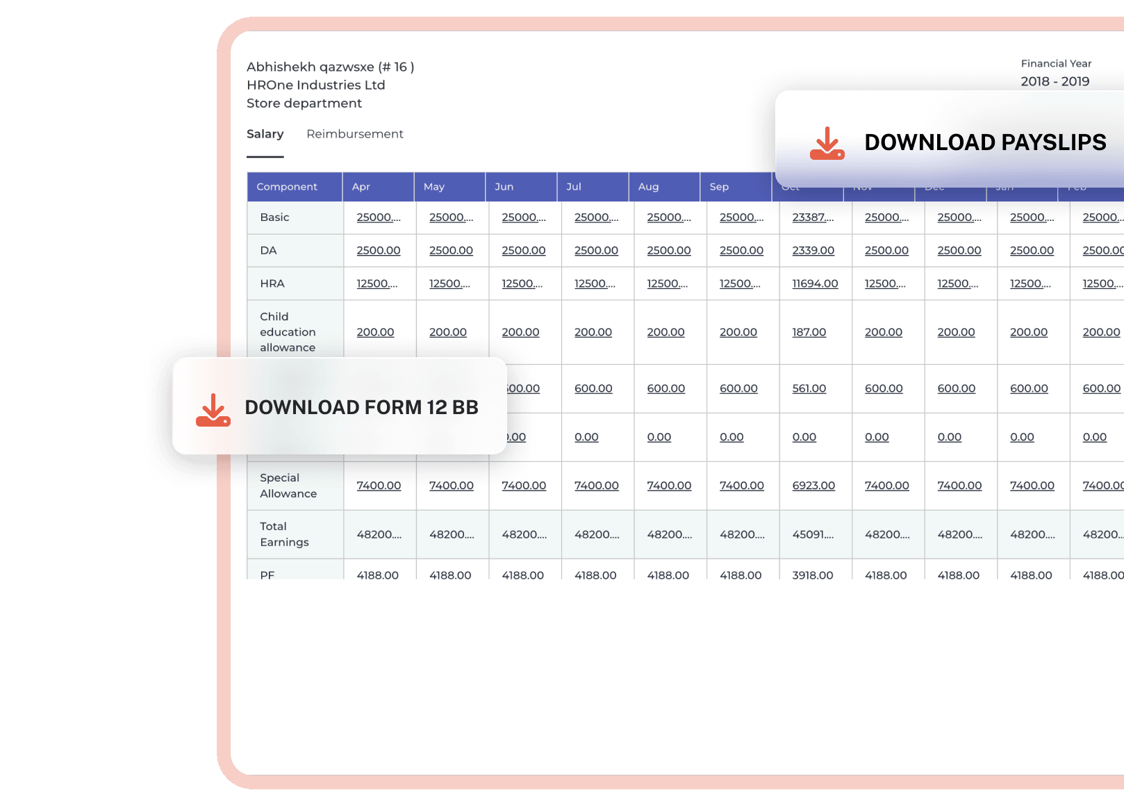 Payslip Report