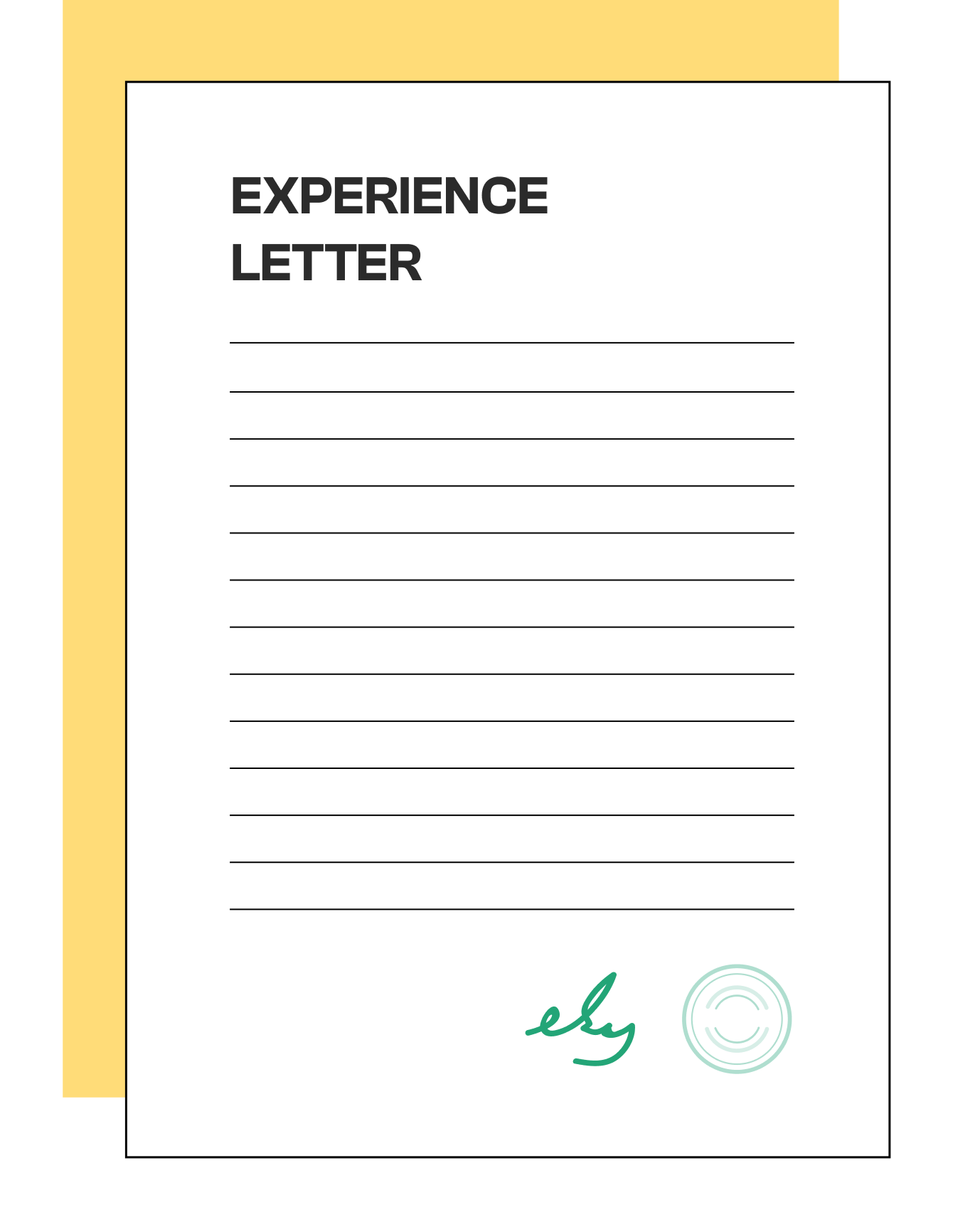 Experience Letter