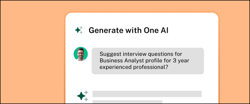 Tailored Interview Question