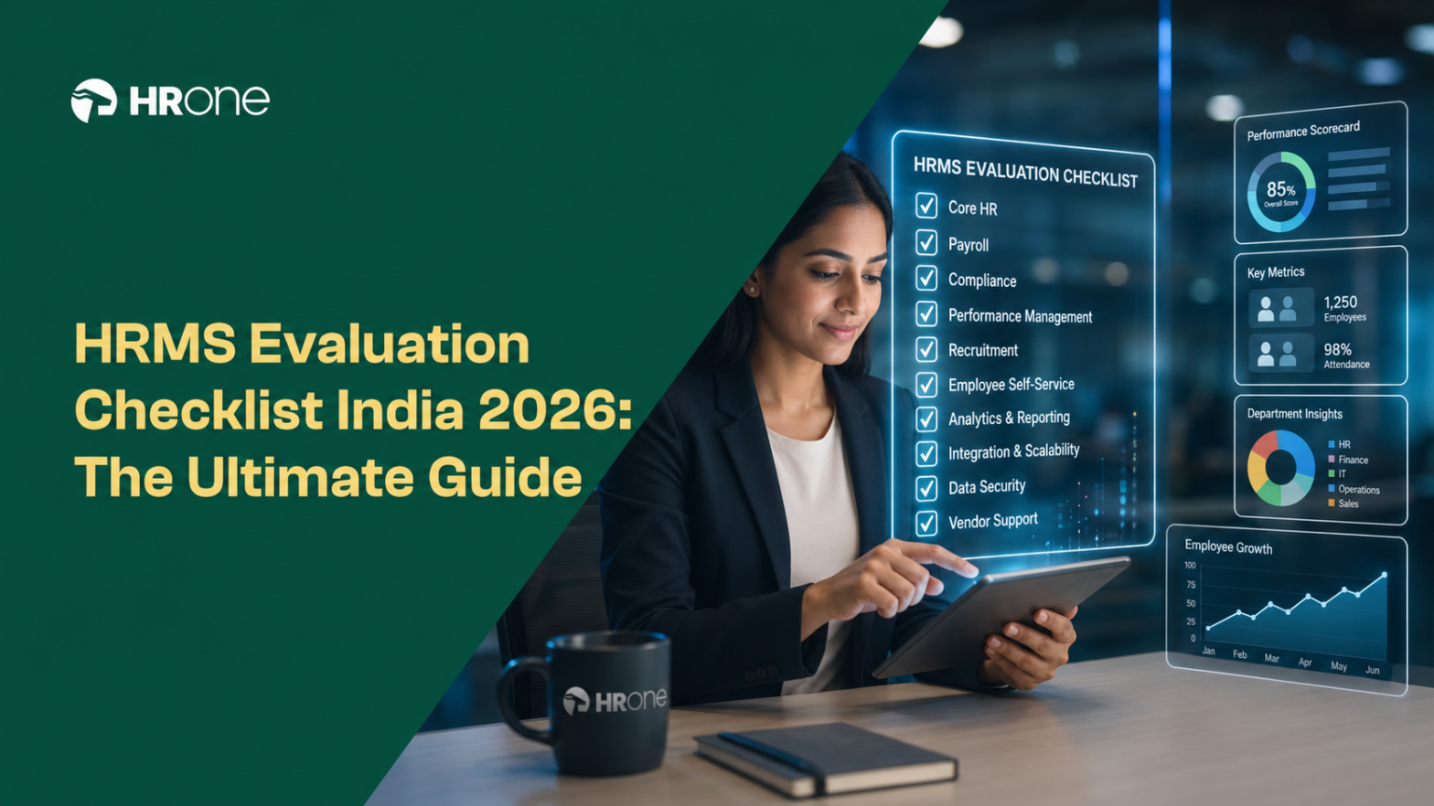 The Ultimate HRMS Evaluation Checklist for India 2026: 47-Point Scorecard for CHROs & Founders