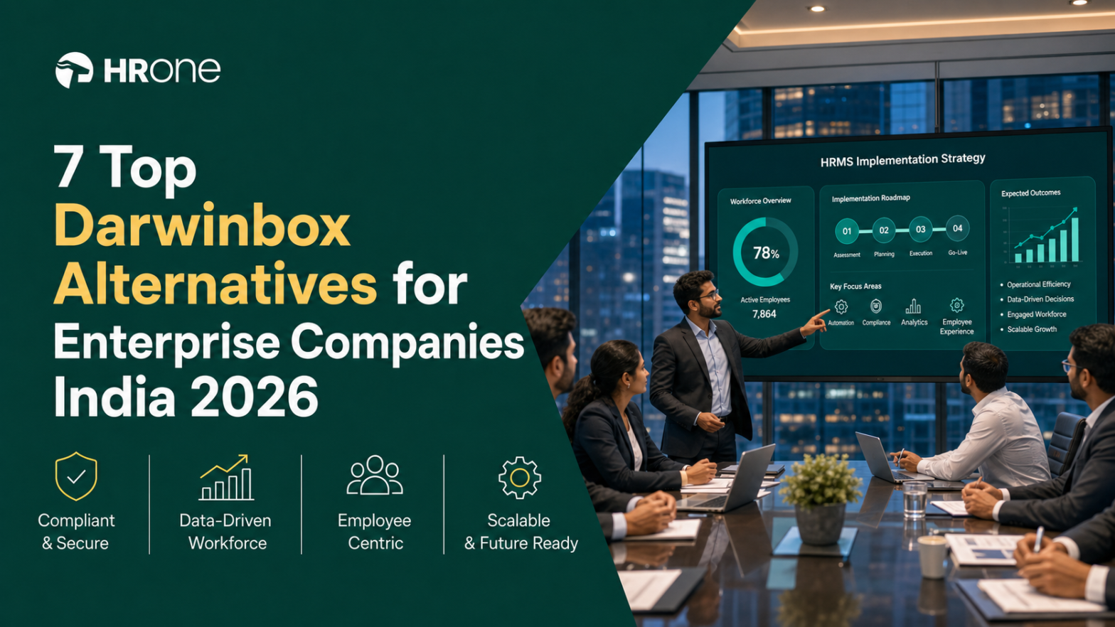 7 Top Darwinbox Alternatives for Enterprise Companies India 2026