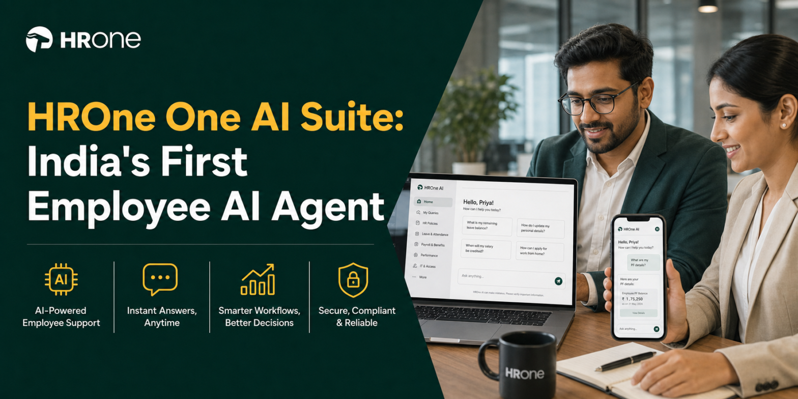 HROne One AI Suite: India's First Employee AI Agent — What It Does & Why It Matters