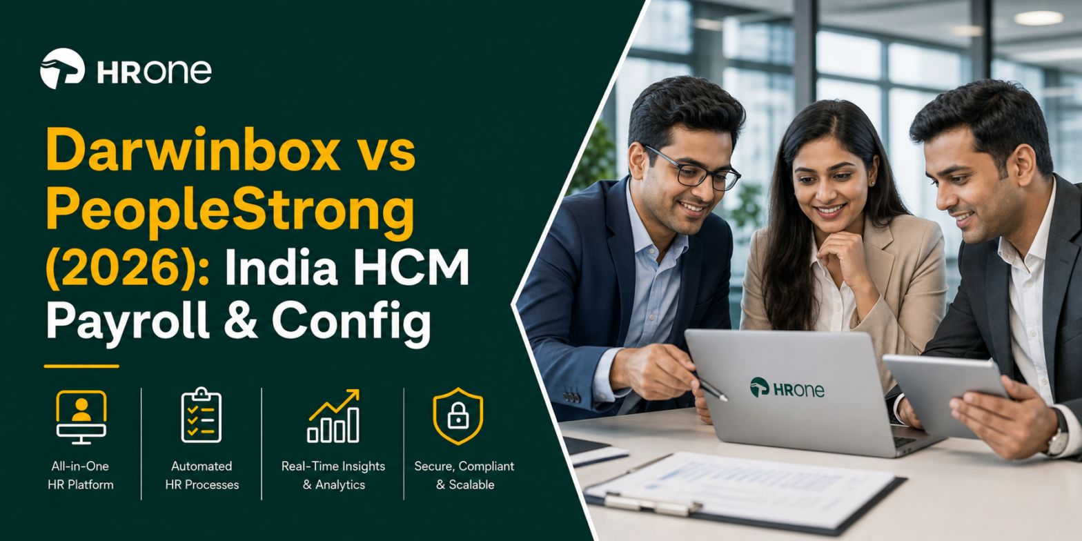 Darwinbox vs PeopleStrong (2026): Enterprise India HCM Compared on Payroll & Config