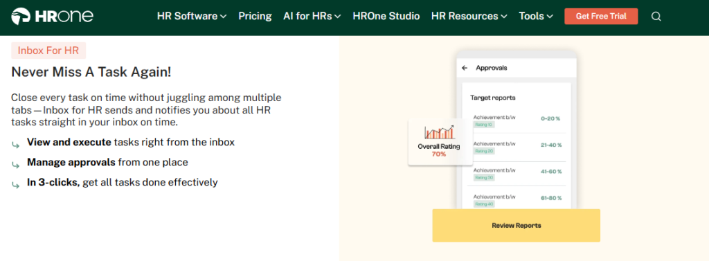 Hrms Software Hr Analytics Hr Software Hrone Inbox For Hr Screen Closing Tasks In Three Clicks, Decision-Ready Hr Analytics Software India