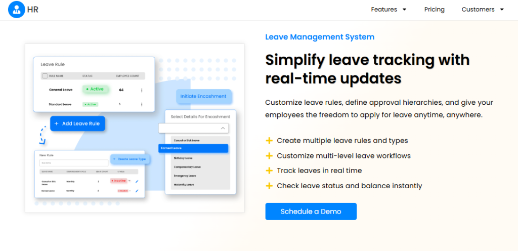 Hrms Software Hr Software Hr Software Leave Management System Interface Creating Leave Rules, Multi Level Workflows, And Real Time Balance Tracking