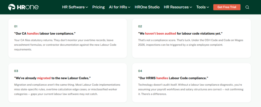 Hrone Labour Law Compliance Diagnostic Addressing Ca Filing Gaps, Osh Code Audits, And New Labour Code Readiness