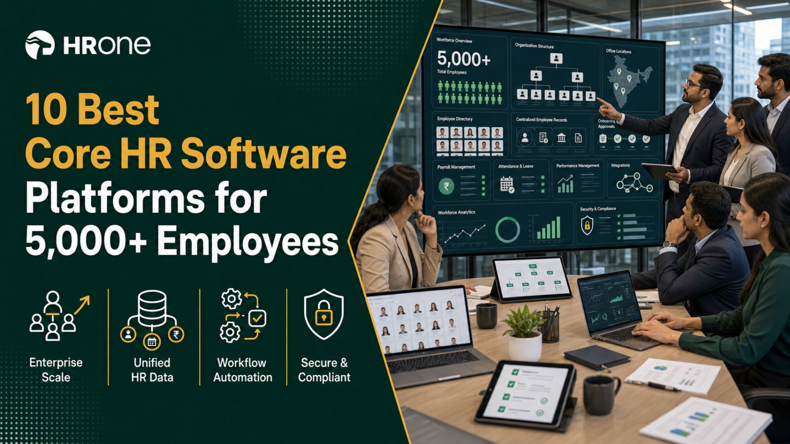 10 Best Core HR Software Platforms for Companies With 5,000+ Employees