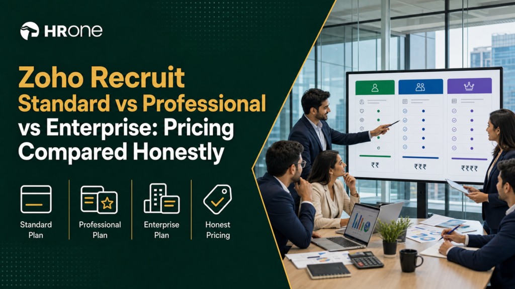 Zoho Recruit Standard vs Professional vs Enterprise: Pricing Compared Honestly